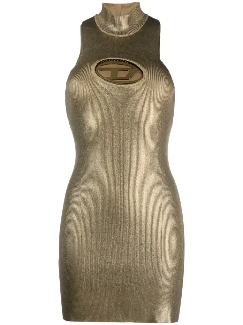 Diesel M-Arcey metallic sleeveless minidress