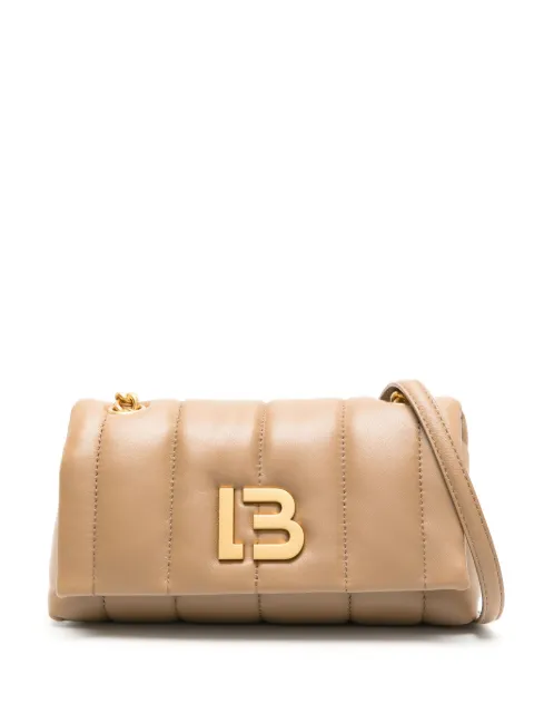 Bimba y Lola small logo-plaque leather crossbody bag