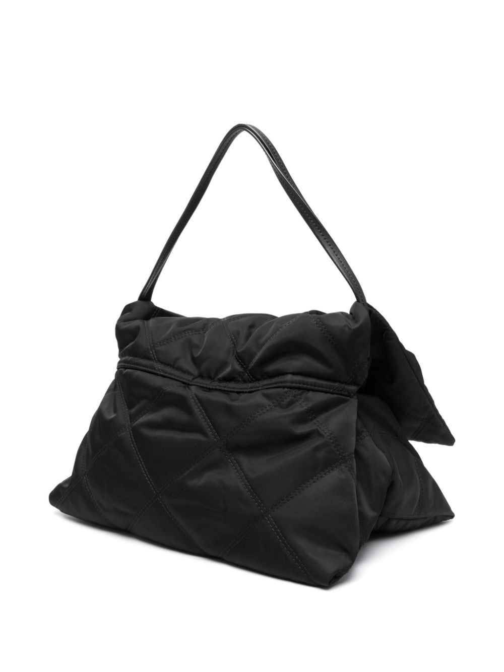 Shop Bimba Y Lola Medium Quilted Tote Bag In Black