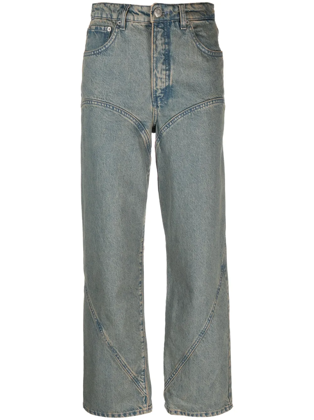 Bimba Y Lola High-waist Wide-leg Jeans In Blue