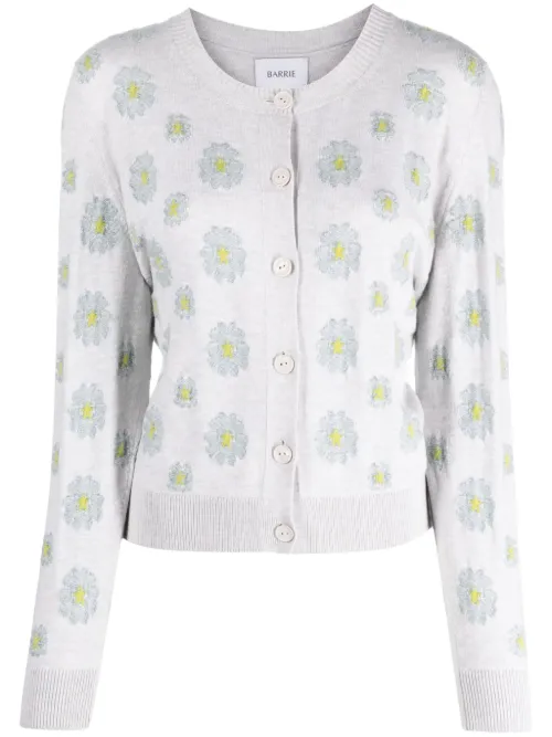 Cardigan à fleurs brodées - Barrie - Modalova