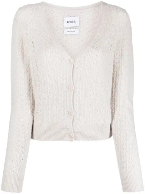 Barrie V-neck cashmere cardigan