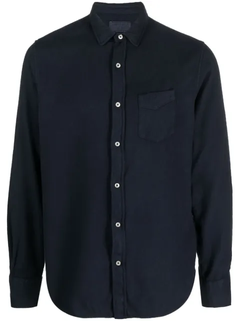 Officine Generale long-sleeved cotton shirt