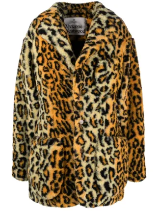 Vivienne Westwood Wittgenstein Leopardmonstrad Jacka i Konstpals Farfetch