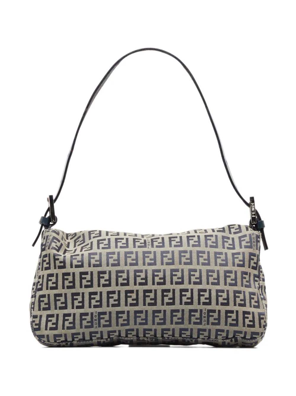 Fendi Pre-Owned Zucchino Baguette schoudertas - Grijs