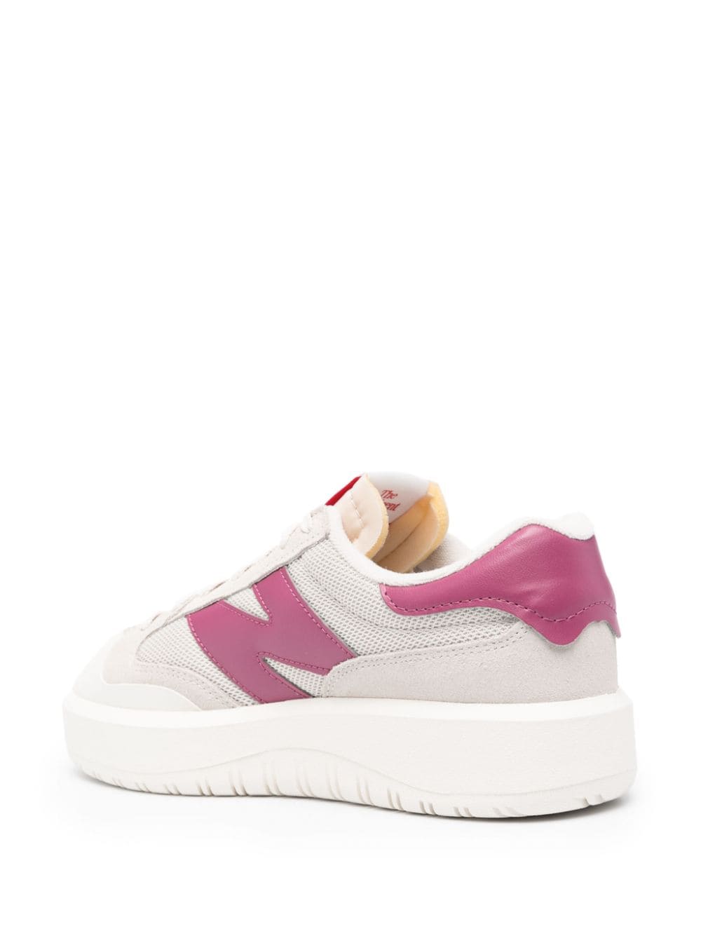 Shop New Balance Ct302 Panelled Sneakers In Nude