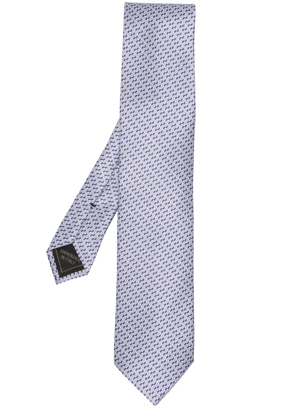 Brioni geometric-print silk tie