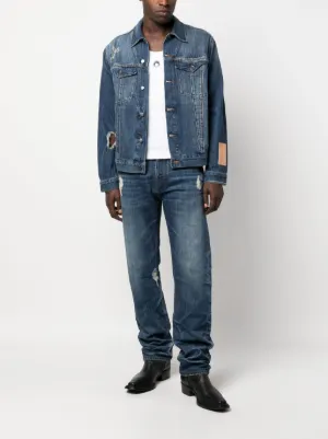 Page Men's Designer Denim Jackets on Sale Farfetch UAE