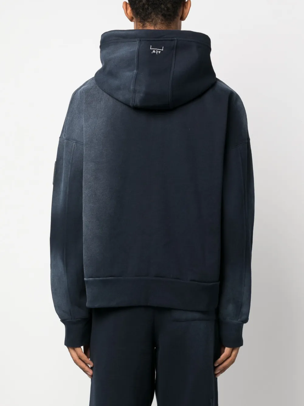 Shiraga zip-up cotton hoodie