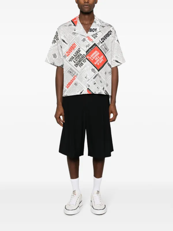 Charles Jeffrey Loverboy graphic-print Organic Cotton Shirt