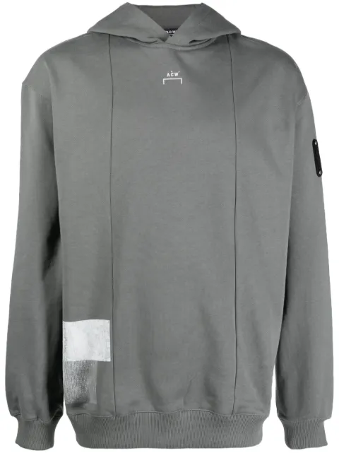 A-COLD-WALL* Brutalist panelled cotton hoodie
