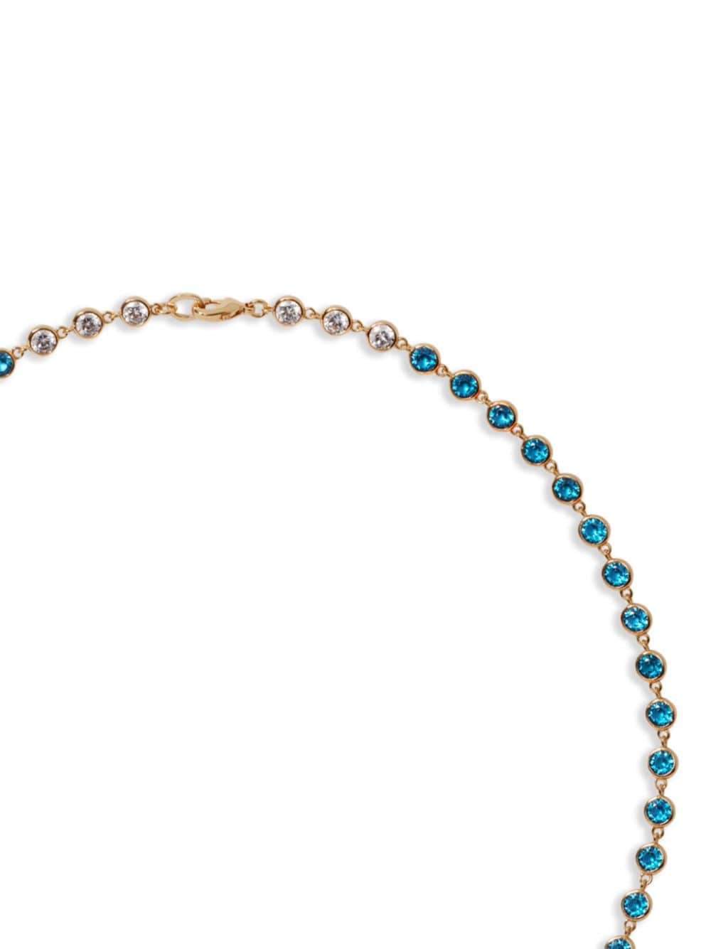 Shop Roxanne Assoulin Diamond Life Necklace In Gold