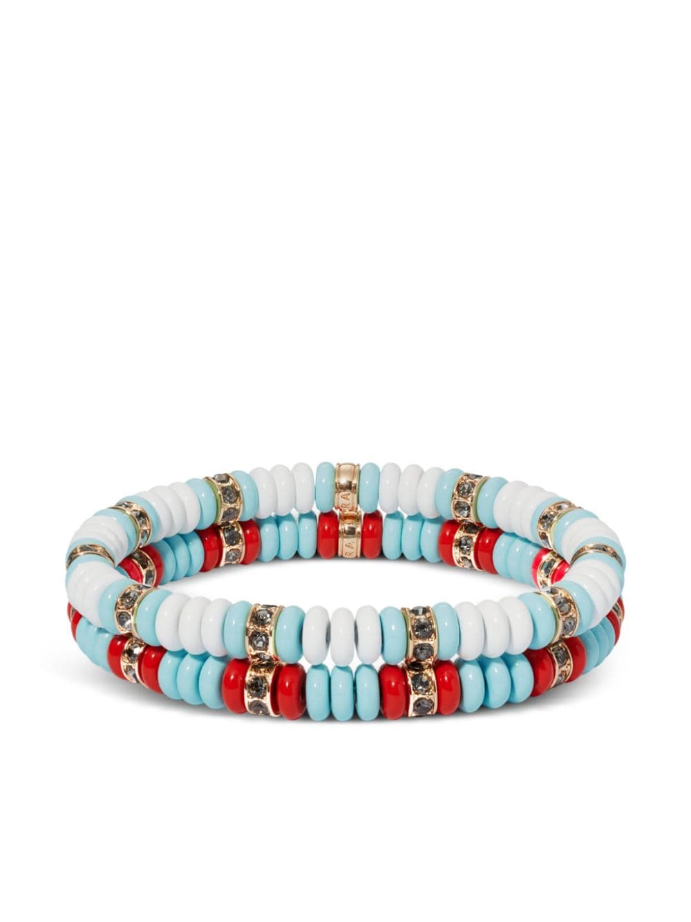 Roxanne Assoulin The Independent Beaded Bracelet (set Of Two) In Blue
