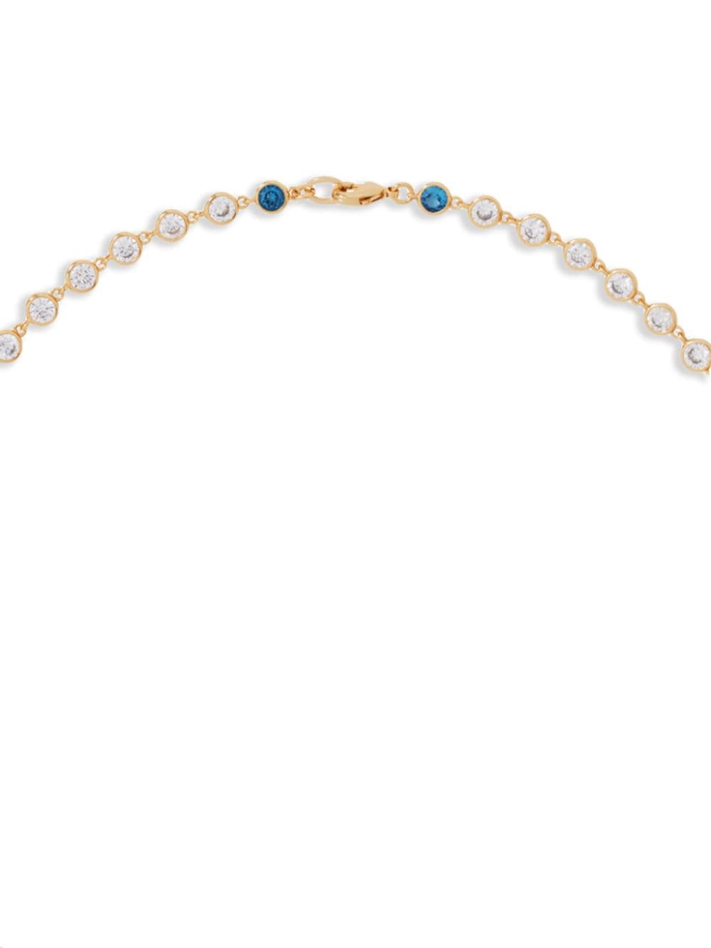 Shop Roxanne Assoulin Diamond Life Gemstone Necklace In Gold