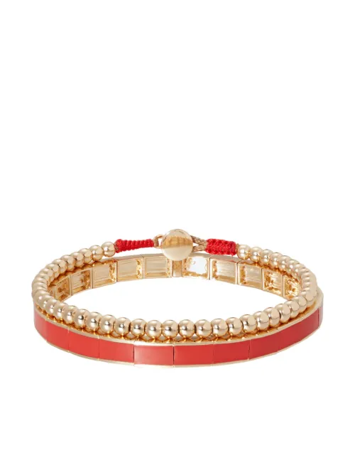 Lot de deux bracelet Running With The Band - Roxanne Assoulin - Modalova
