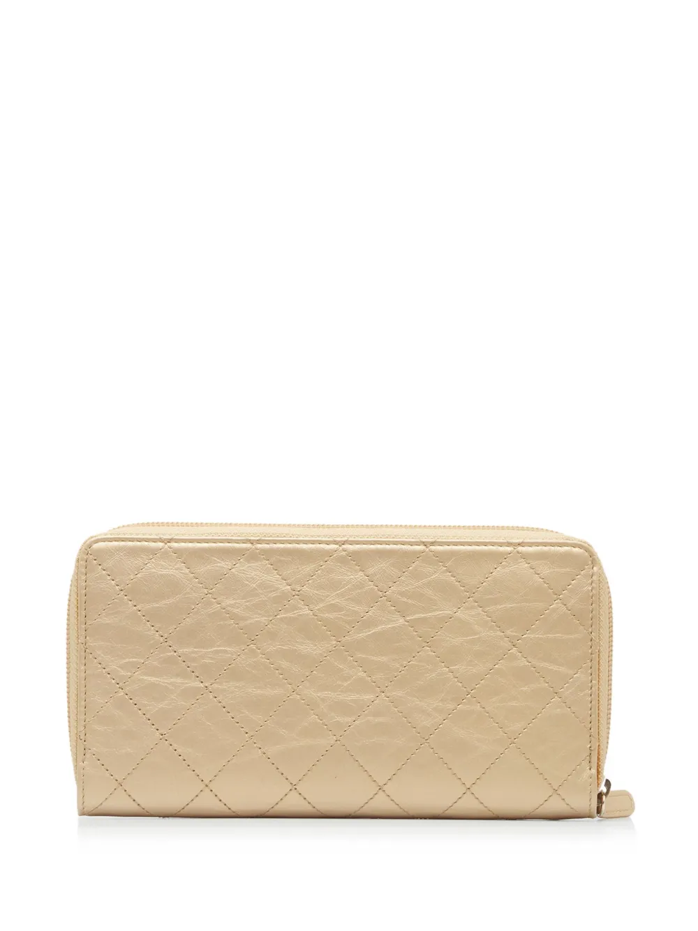 CHANEL Pre-Owned 2011 portemonnee met rits - Beige