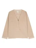 Fendi Kids FF-motif reversible cardigan - Neutrals