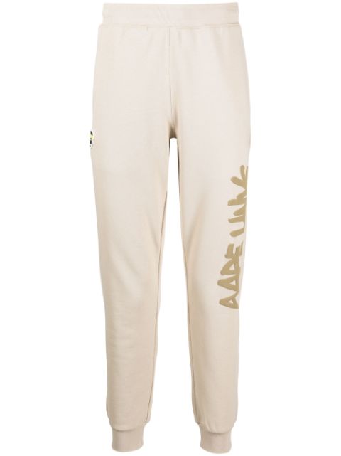 AAPE BY *A BATHING APE logo-print cotton-blend track pants Men