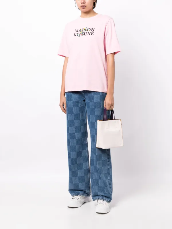 MAISON KITSUNÉ ピンク Tシャツ NG-KW90107KJ0008（MAISON