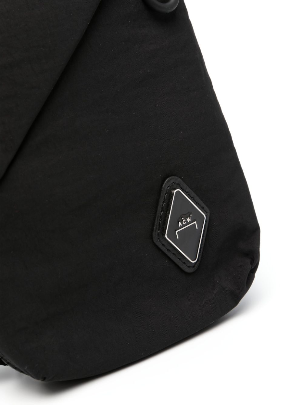 Shop A-cold-wall* Diamond Lanyard Messenger Bag In Black