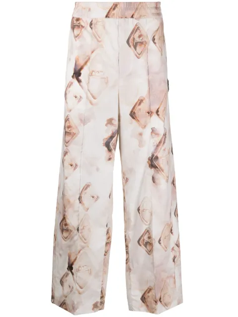 A-COLD-WALL* pantalones con monograma de rombos