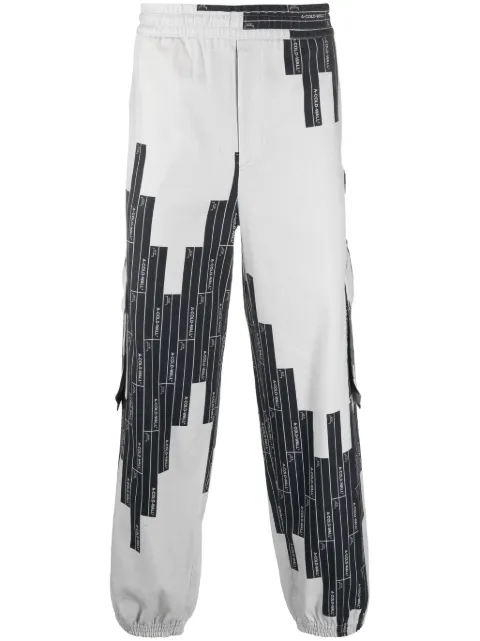 A-COLD-WALL* Vector-monogram tapered trousers