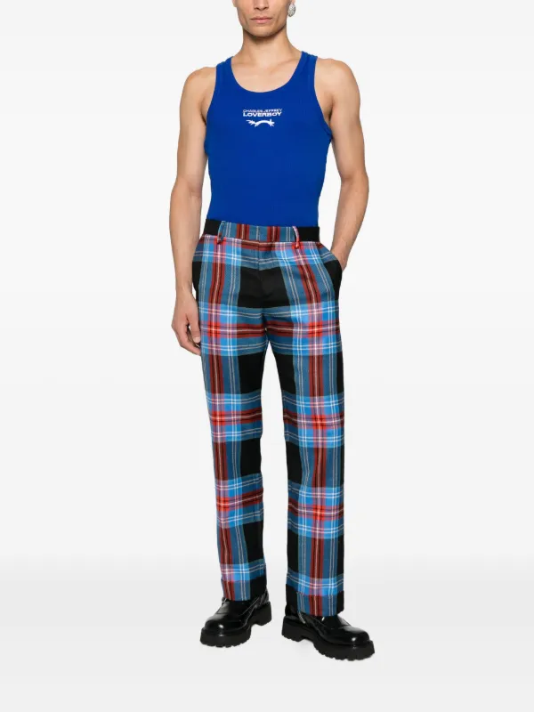 Charles Jeffrey Loverboy ロールアップヘム パンツ | ブルー