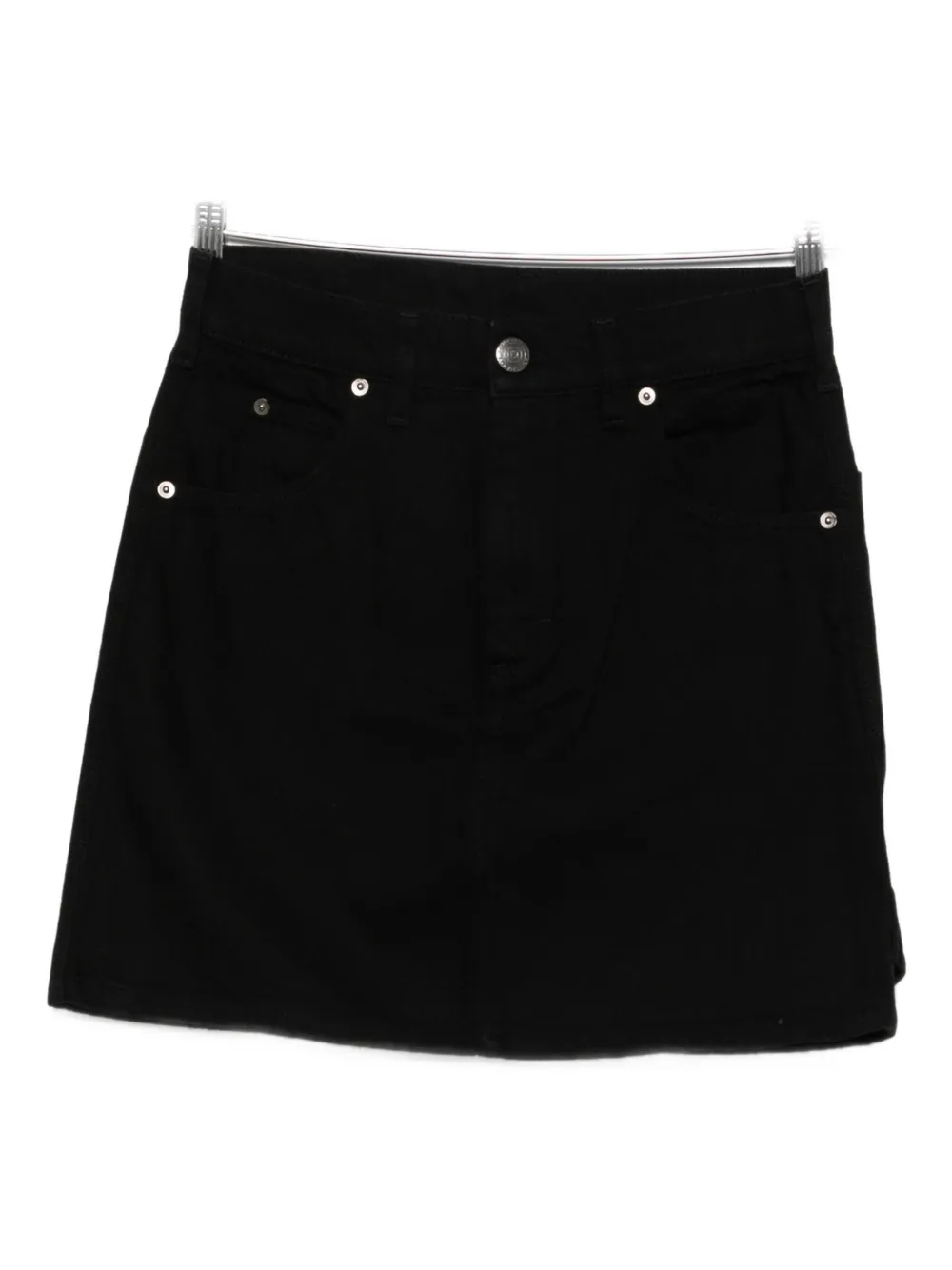 Charles Jeffrey Loverboy stud-embellished denim mini skirt - Nero