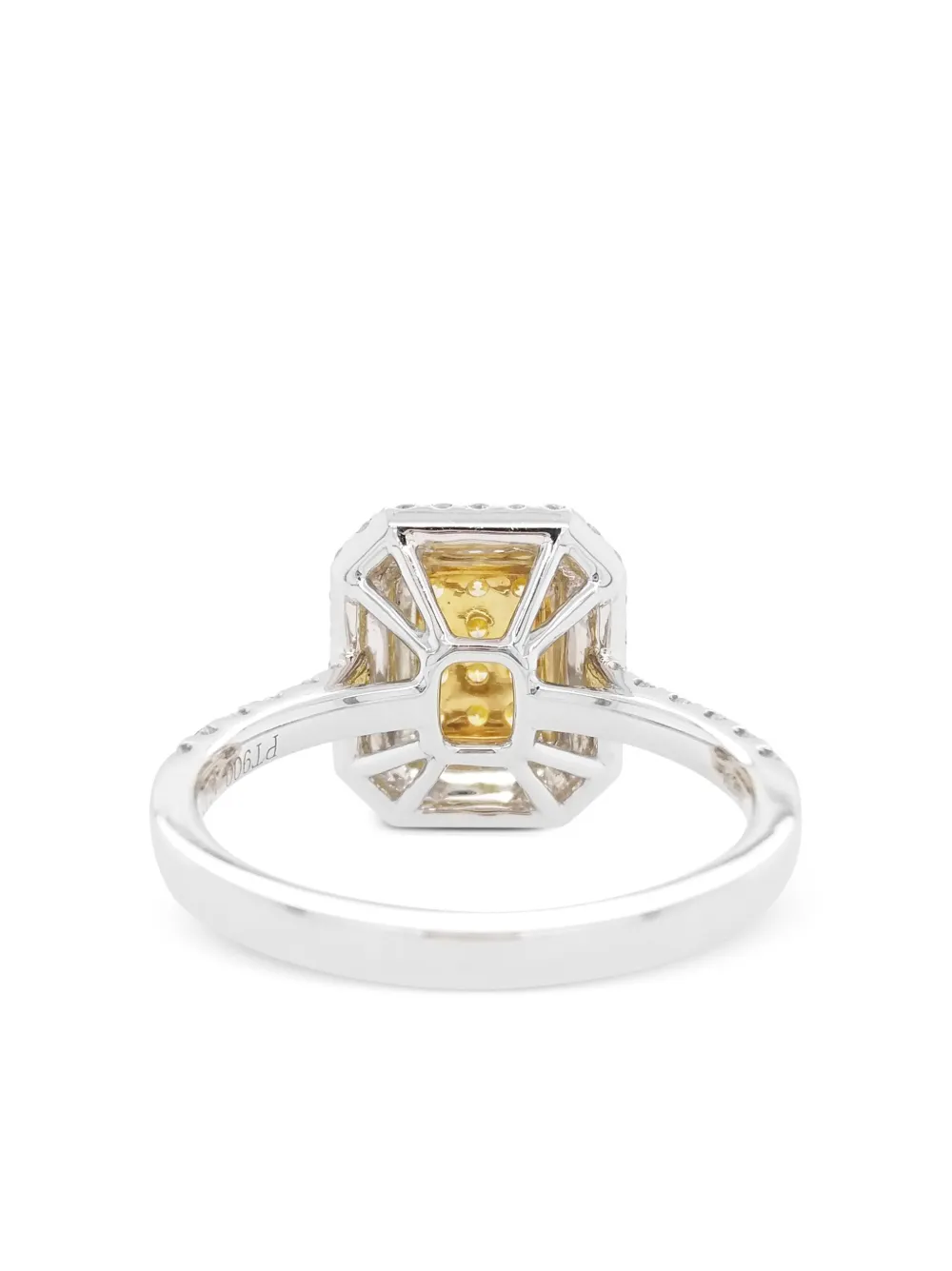 HYT Jewelry "Anello da cocktail in platino, acquamarina e diamanti" | Image 5