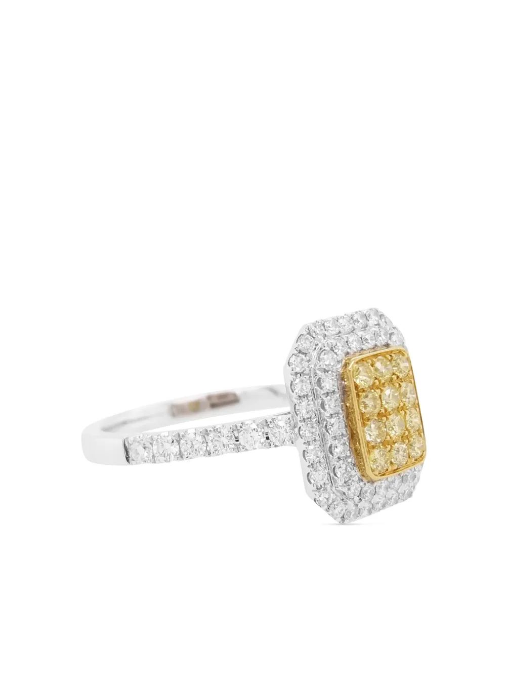 HYT Jewelry "Anello da cocktail in platino, acquamarina e diamanti" | Anelli di alta gioielleria | Image 3