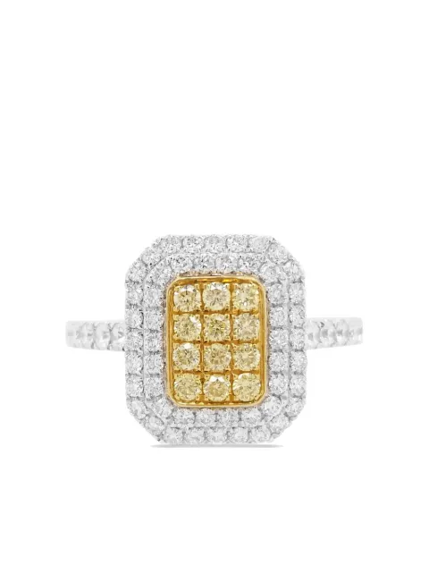 HYT Jewelry platinum and diamond cocktail ring