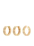 Roxanne Assoulin Hug Me crystal-embellished earring set - Gold