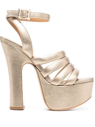 Vivienne Westwood☆関税込み☆プラットフォームミュール Vivienne Westwood プラットフォーム サンダル | ゴールドトーン