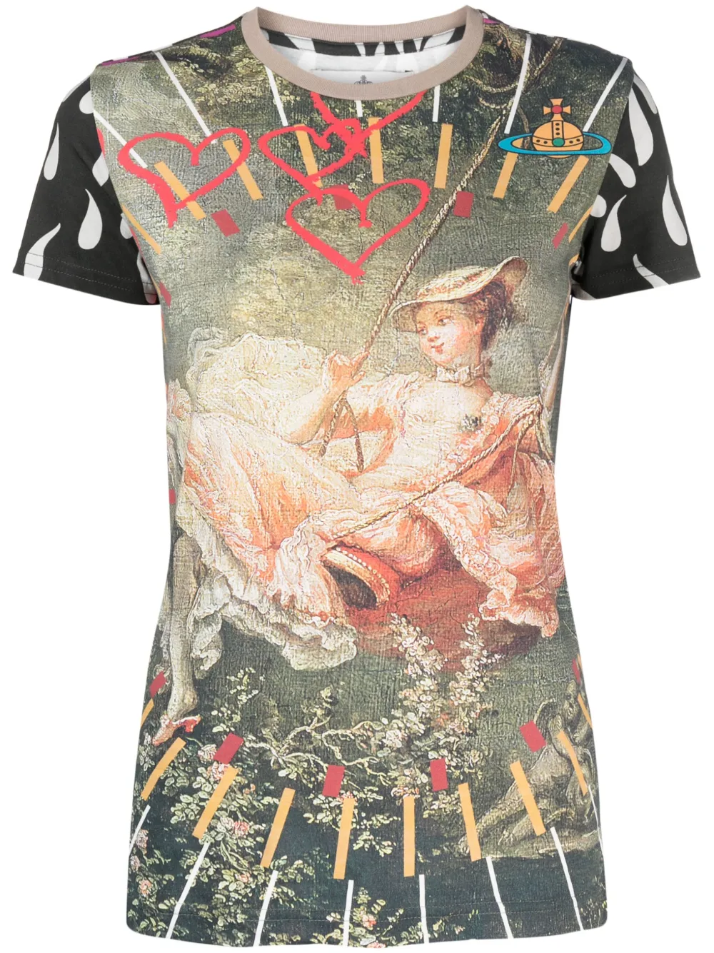 Vivienne Westwood T-shirt met print Groen