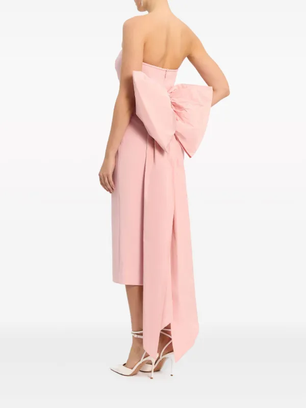 【REBECCA VALLANCE】MARCELLA STRAPLESS MIDI DRESS Marcella Strapless Midi Dress – Rebecca Vallance