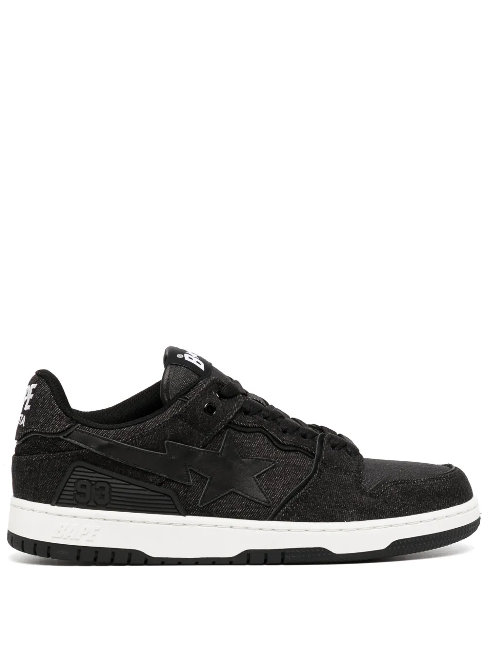 A Bathing Ape Sk8 Sta #2 M2 Low-top Trainers In Black