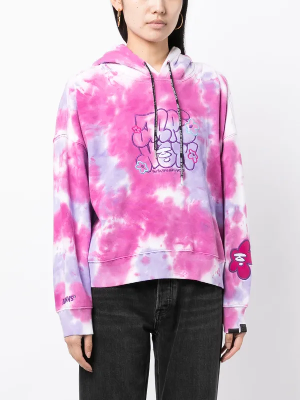 AAPE BY *A BATHING APE® ロゴ タイダイ パーカー | ピンク