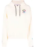 AAPE BY *A BATHING APE® logo-embossed cotton hoodie - Neutrals