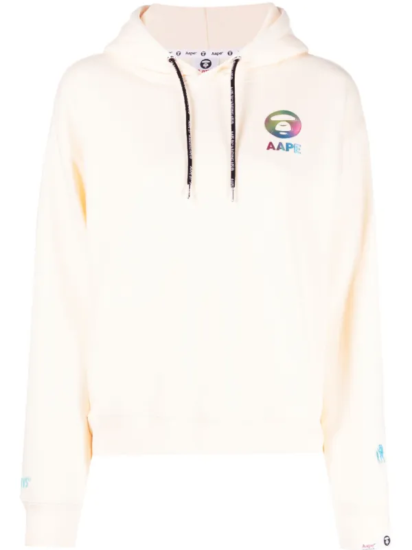 Bathing ape 2024 white hoodie