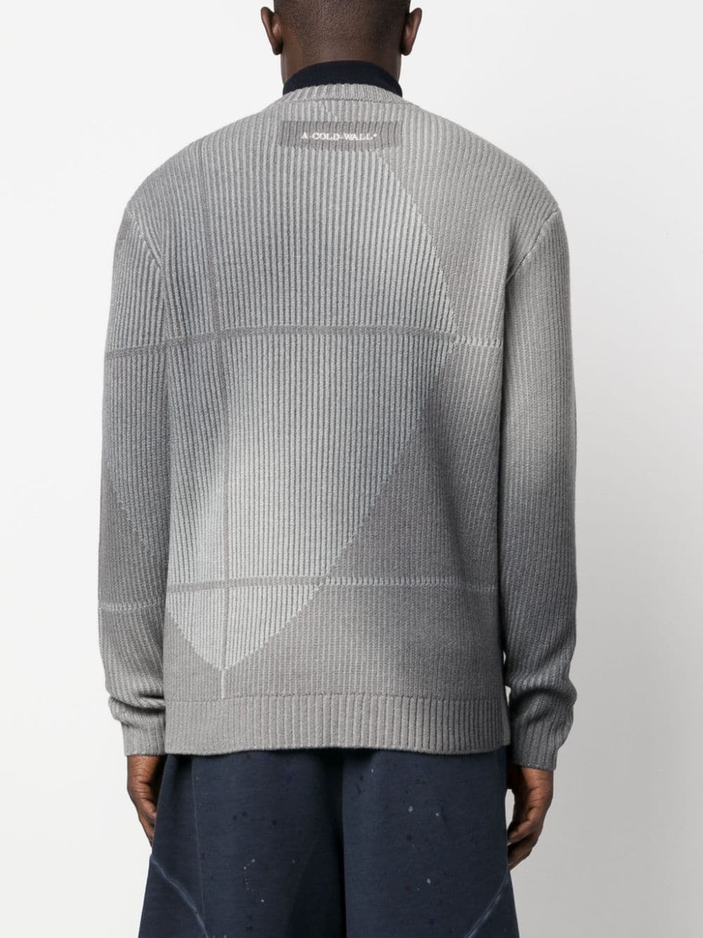 Shop A-cold-wall* Spray Wool-blend Jumper In Grey