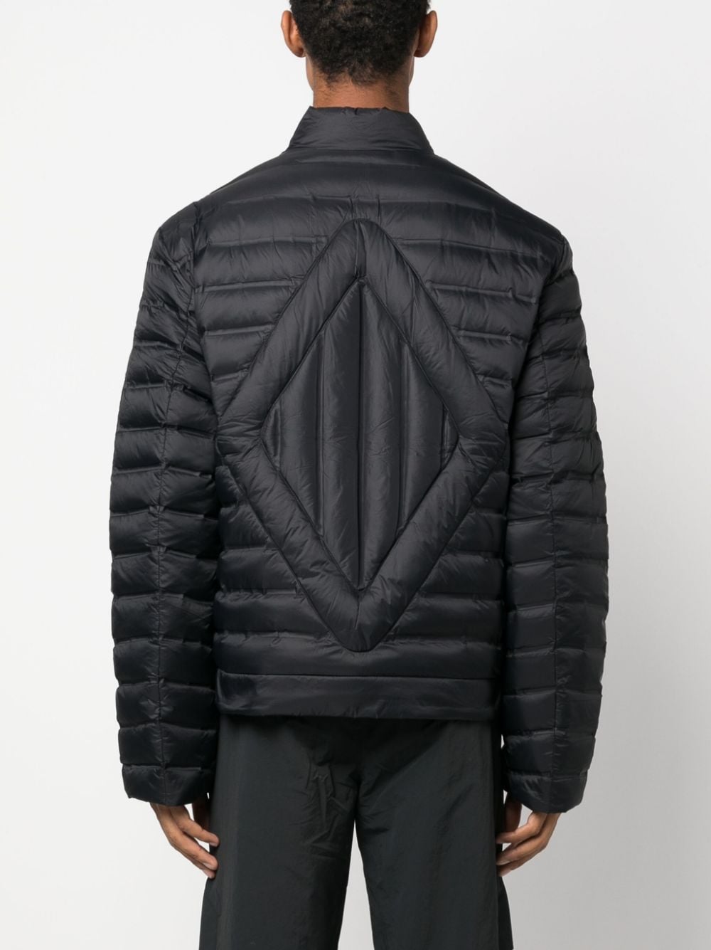 Shop A-cold-wall* Scafell Storm Quilted Coat In Black