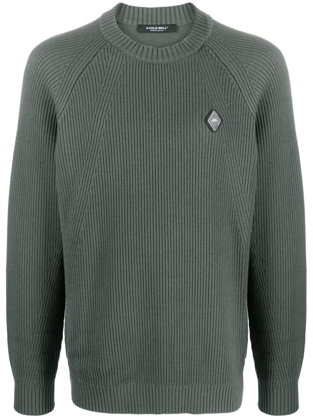 A-cold-wall* Windermere Fisherman's-knit Jumper In Green