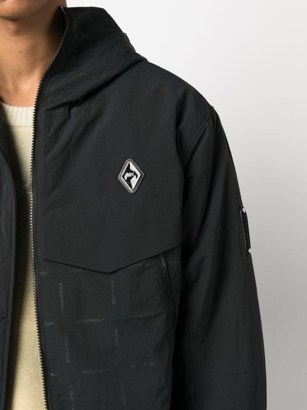 Stratus hooded parka jacket