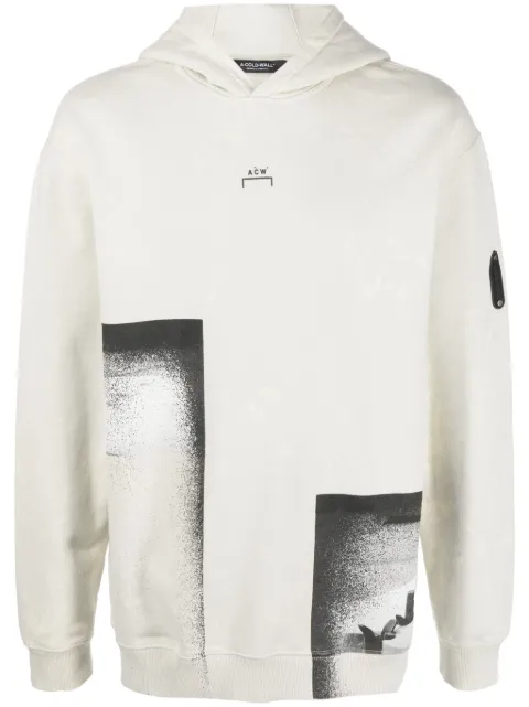 A-COLD-WALL* Bouchards graphic-print cotton hoodie