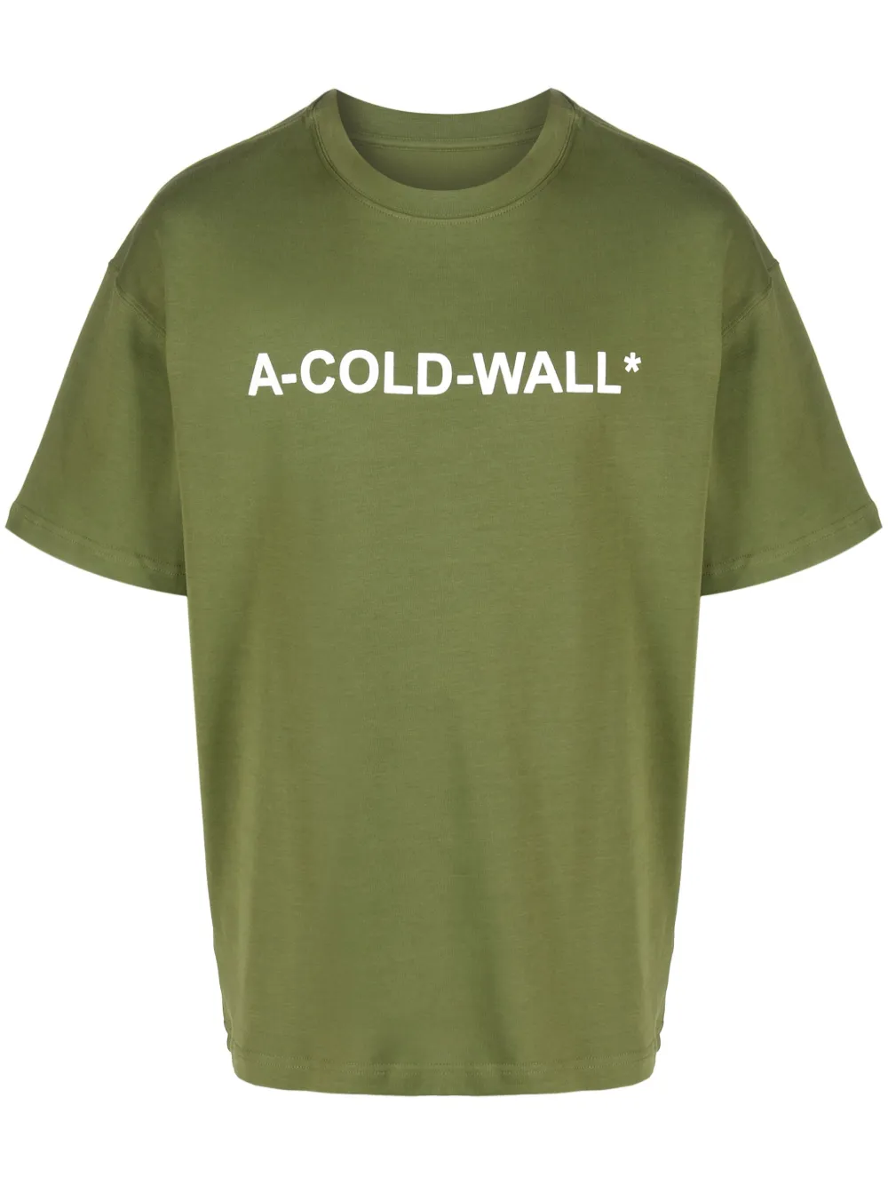 A-COLD-WALL* logo-print cotton T-shirt - Green