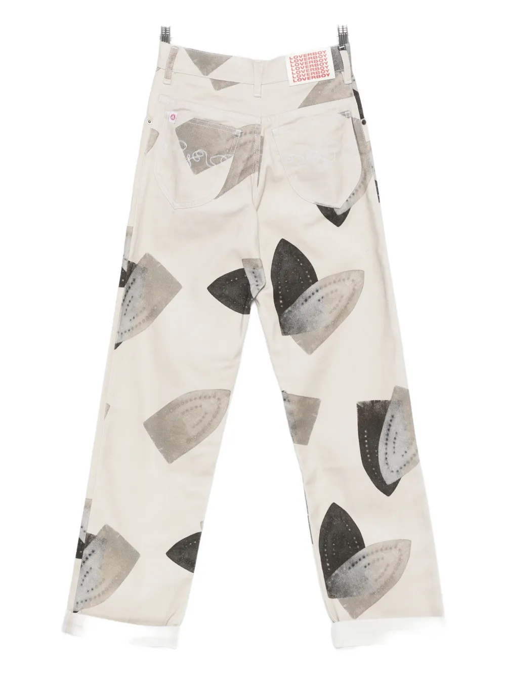 Charles Jeffrey Loverboy Art Denim jeans - Beige