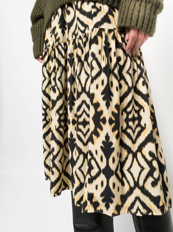 Leopard midi clearance skirt banana republic