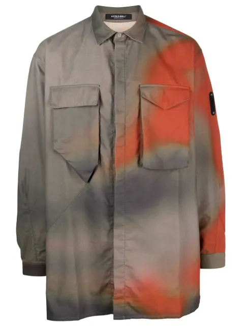 A-COLD-WALL* gradient-print cotton shirt