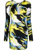 Coperni twisted cut-out mini dress - Green