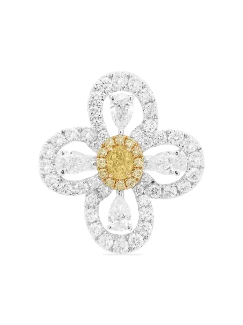 HYT Jewelry 18K gold platinum and diamond ring